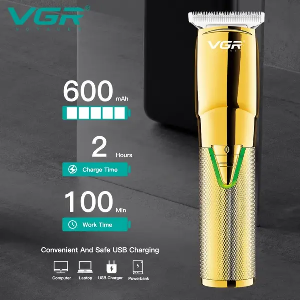 VGR V-903 Rechargeable Hair Trimmer – View 4